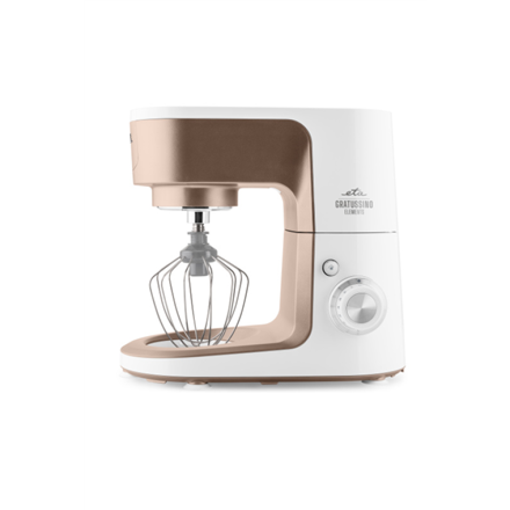 ETA Kitchen machine , Gratussino III Elements 302390210 , 1200 W , Number of speeds 8 , Bowl capacity 4.5 L , White/Rose Gold