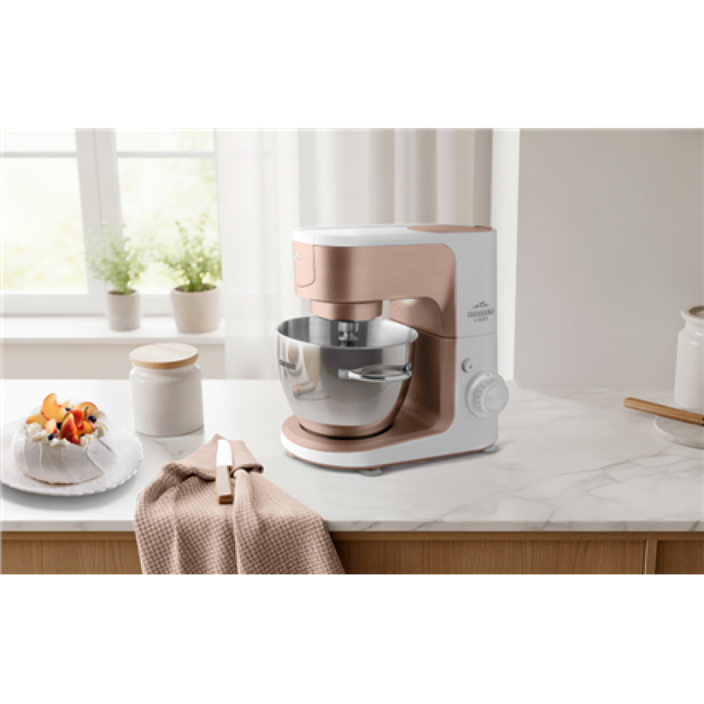 ETA Kitchen machine , Gratussino III Elements 302390210 , 1200 W , Number of speeds 8 , Bowl capacity 4.5 L , White/Rose Gold