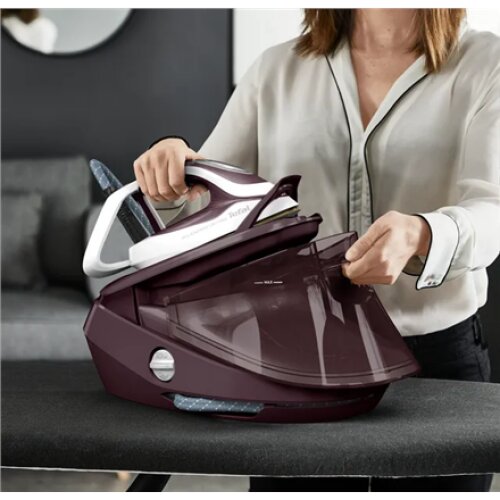 TEFAL , Steam Station Pro Express , GV9721E0 , 3000 W , 1.2 L , 7.9 bar , Auto power off , Vertical steam function , Calc-clean function , Burgundy