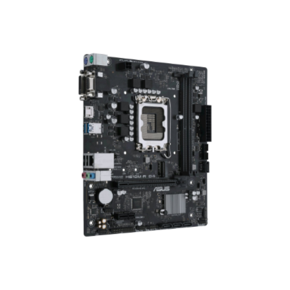 Asus , PRIME H610M-R D4-SI , Processor family Intel , Processor socket LGA1700 , DDR4 DIMM , Memory slots 2 , Supported hard disk drive interfaces SATA, M.2 , Number of SATA connectors 4 , Chipset Intel H610 , Mic-ATX