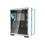 Deepcool , Fits up to size , MID TOWER CASE , CC560 , Side window , White , Mid-Tower , Power supply included No , ATX PS2