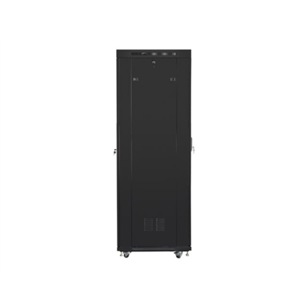 Lanberg , Rack cabinet 19 free-standing 42U/600x800 (flat pack) with glass door, LCD , FF01-6842-12BL , Black