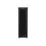 Lanberg , Rack cabinet 19 free-standing 42U/600x800 (flat pack) with glass door, LCD , FF01-6842-12BL , Black