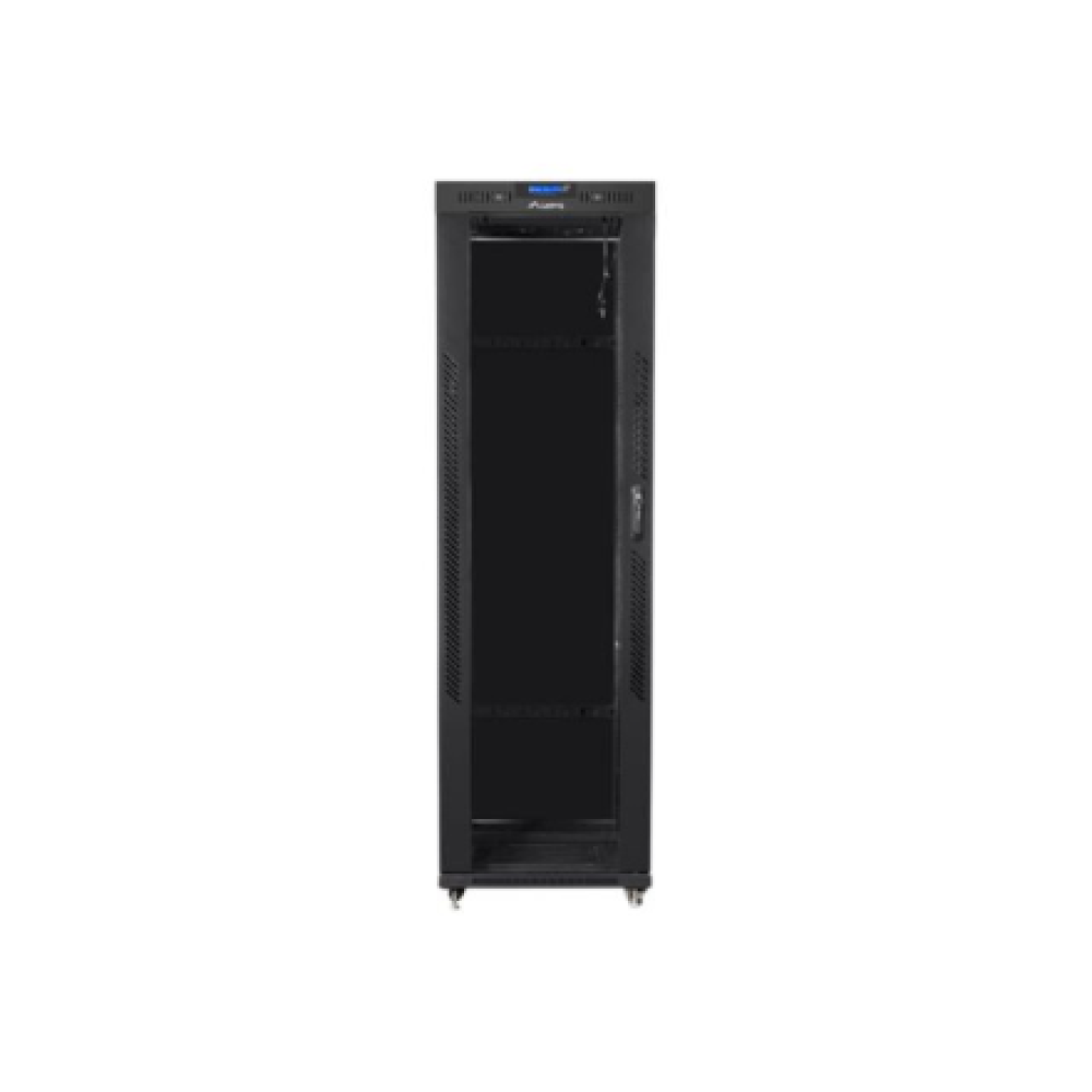 Lanberg , Rack cabinet 19 free-standing 42U/600x800 (flat pack) with glass door, LCD , FF01-6842-12BL , Black