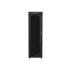 Lanberg , Rack cabinet 19 free-standing 42U/600x800 (flat pack) with glass door, LCD , FF01-6842-12BL , Black