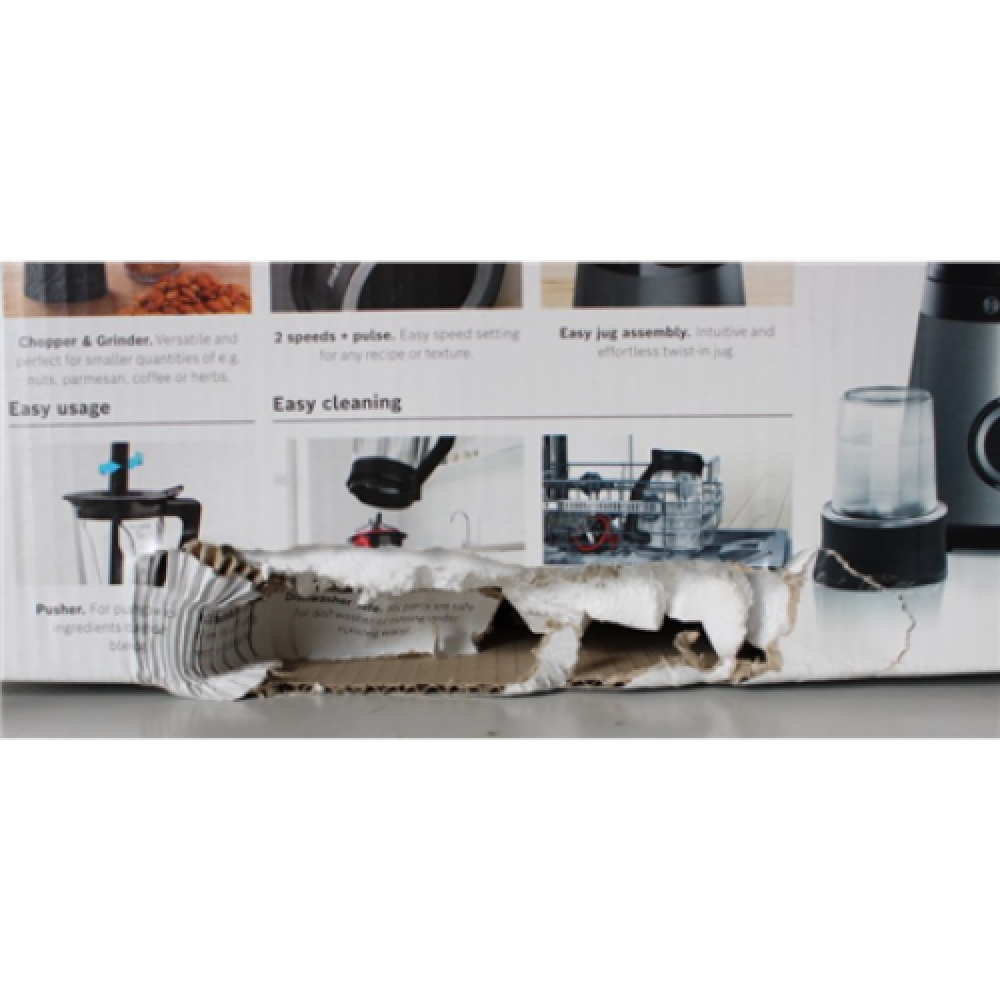 SALE OUT. Bosch MMB6177S VitaPower Blender, 1200 W, Silver/Black,DAMAGED PACKAGING, SCRATCHED JAR GLASS , Blender , VitaPower MMB6172S , Tabletop , 1200 W , Jar material Glass , Jar capacity 1.5 L , Silver/Black , DAMAGED PACKAGING, SCRATCHED JAR GLASS