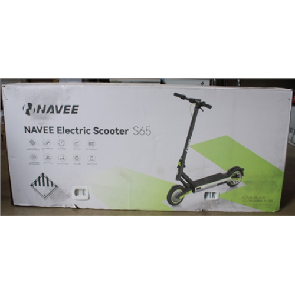 SALE OUT. Navee S65 Electric Scooter, Black , S65 Electric Scooter , DAMAGED PACKAGING