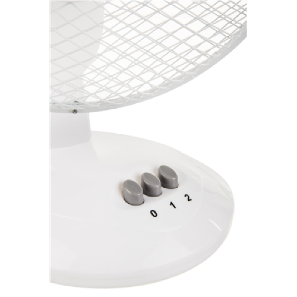 Adler , AD 7302 , Desk Fan , White , Diameter 23 cm , Number of speeds 2 , Oscillation , 60 W , No