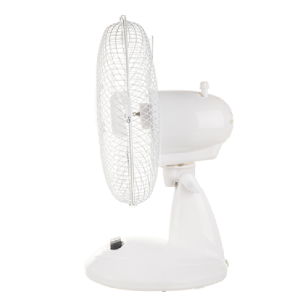 Adler , AD 7302 , Desk Fan , White , Diameter 23 cm , Number of speeds 2 , Oscillation , 60 W , No