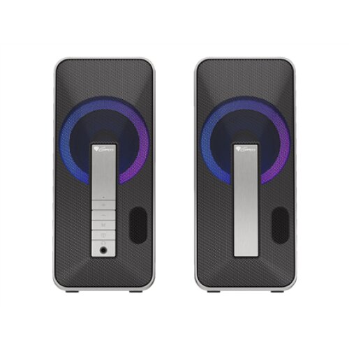 Genesis , Computer Speaker , Helium 100BT RGB , Bluetooth , Wireless connection , Silver/Black