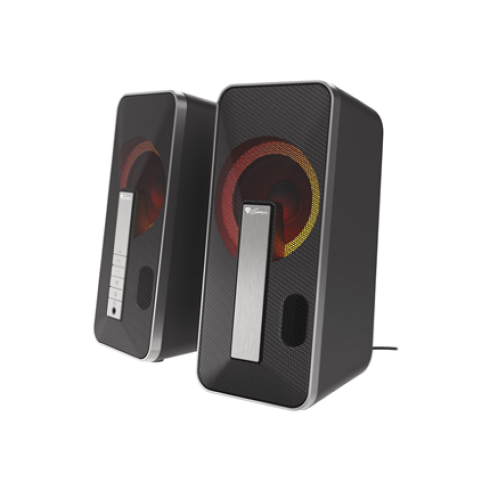Genesis , Computer Speaker , Helium 100BT RGB , Bluetooth , Silver/Black , Gaming Speakers , Wireless connection