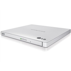 H.L Data Storage , Ultra Slim Portable DVD-Writer , GP57EW40 , Interface USB 2.0 , DVD±R/RW , CD read speed 24 x , CD write speed 24 x , White , Desktop/Notebook
