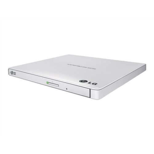 H.L Data Storage , Ultra Slim Portable DVD-Writer , GP57EW40 , Interface USB 2.0 , DVD±R/RW , CD read speed 24 x , CD write speed 24 x , White , Desktop/Notebook