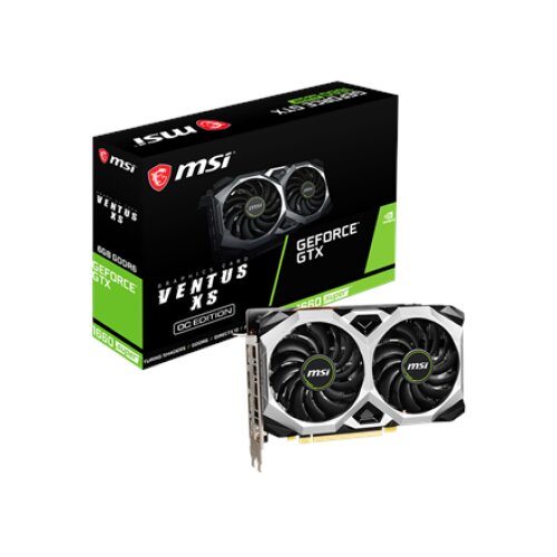 MSI GeForce GTX 1660 SUPER VENTUS XS NVIDIA, 6 GB, GeForce GTX 1660 SUPER, GDDR6, PCI Express x16 3.0, Processor frequency 1815 MHz, HDMI ports quantity 1, Memory clock speed 14000 MHz