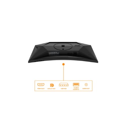 AOC , C27G4ZXU , 27 , VA , FHD , 16:9 , 280 Hz , 1 ms , 1920 x 1080 pixels , 300 cd/m² , HDMI ports quantity 2
