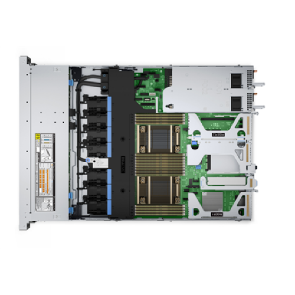 Dell , PowerEdge , R450 , Rack (1U) , Intel Xeon , 2 , Silver 4314 , 16C , 32T , 2.4 GHz , No RAM, No HDD , Up to 8 x 2.5 , Hot-swap drive bays , PERC H355 , iDRAC9 Enterprise , Power supply Titanium 2x1100 W , Rails , No OS , Warranty ProSiupport NBD Ons
