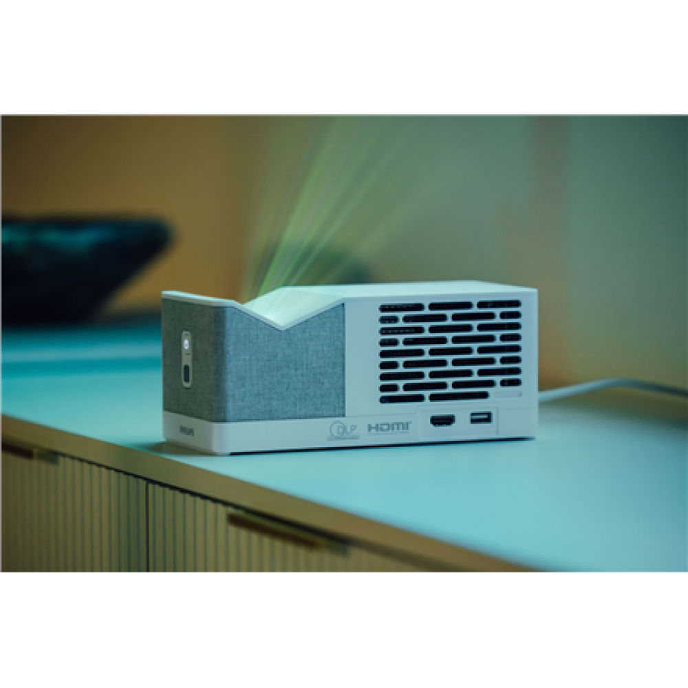 Philips , Screeneo UL5 Smart , Full HD (1920x1080) , 550 ANSI lumens , 1800:1 , White , 4:3, 16:9 , 1800:1 , Triple Laser Ultra Short Throw Projector , Wi-Fi