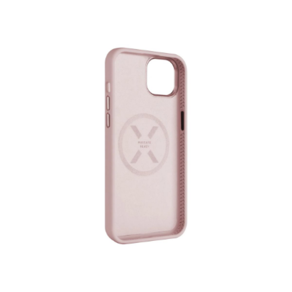 Fixed , MagFlow , Back cover , Apple , iPhone 15 , Liquid silicon , Pink