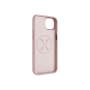 Fixed , MagFlow , Back cover , Apple , iPhone 15 , Liquid silicon , Pink