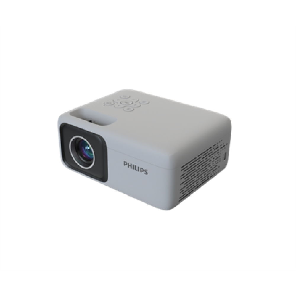 Philips NeoPix 106 Projector , HD ready (1280x720) , 100 ANSI lumens , Gray , Wi-Fi