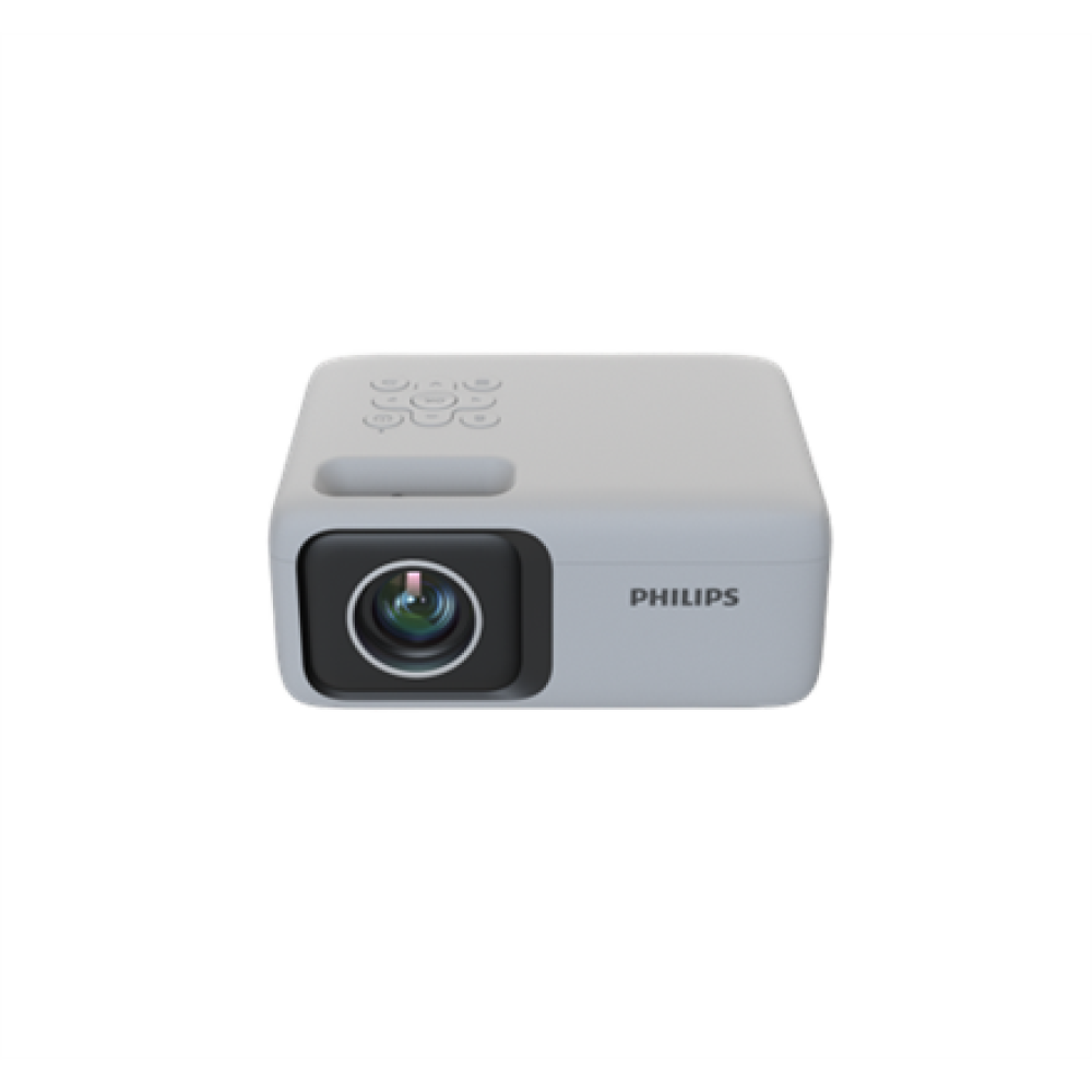 Philips NeoPix 106 Projector , HD ready (1280x720) , 100 ANSI lumens , Gray , Wi-Fi