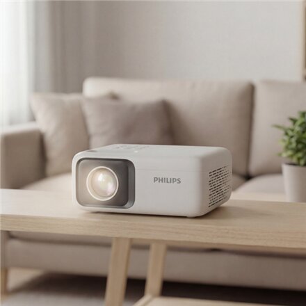 Philips NeoPix 106 Projector , HD ready (1280x720) , 100 ANSI lumens , Gray , Wi-Fi