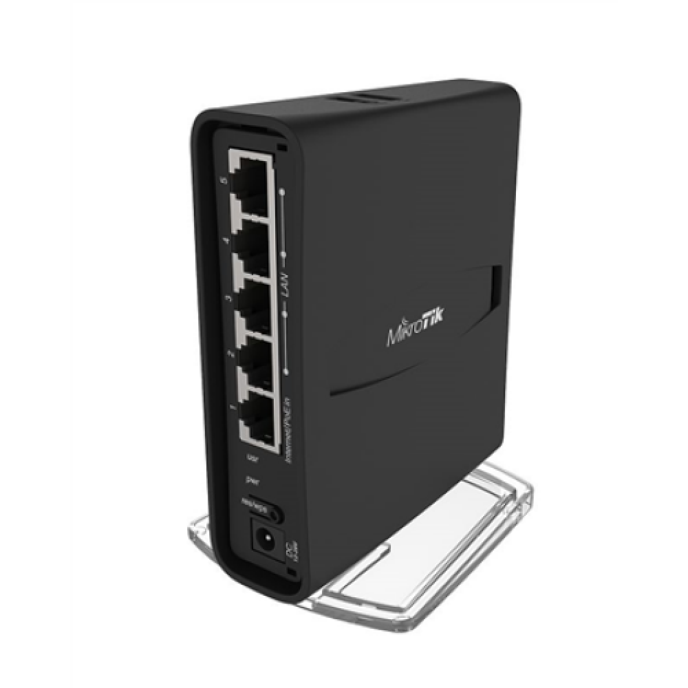 Access Point hAP AC2 , RBD52G-5HacD2HnD-TC , 802.11ac , 10/100/1000 Mbit/s , Ethernet LAN (RJ-45) ports 5 , Mesh Support No , MU-MiMO Yes , No mobile broadband , Antenna type Internal , 12 month(s)
