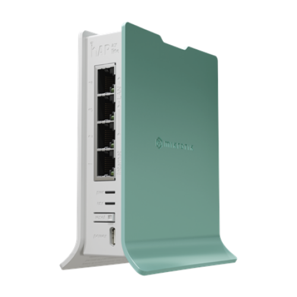 MikroTik hAP ax lite Router , hAP ax lite Router , L41G-2axD , 802.11ax , 574 Mbit/s , Ethernet LAN (RJ-45) ports 4 , Mesh Support No , MU-MiMO No , No mobile broadband , Antenna type Internal