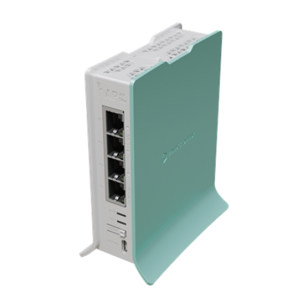 MikroTik hAP ax lite Router , hAP ax lite Router , L41G-2axD , 802.11ax , 574 Mbit/s , Ethernet LAN (RJ-45) ports 4 , Mesh Support No , MU-MiMO No , No mobile broadband , Antenna type Internal