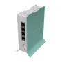 MikroTik hAP ax lite Router , hAP ax lite Router , L41G-2axD , 802.11ax , 574 Mbit/s , Ethernet LAN (RJ-45) ports 4 , Mesh Support No , MU-MiMO No , No mobile broadband , Antenna type Internal