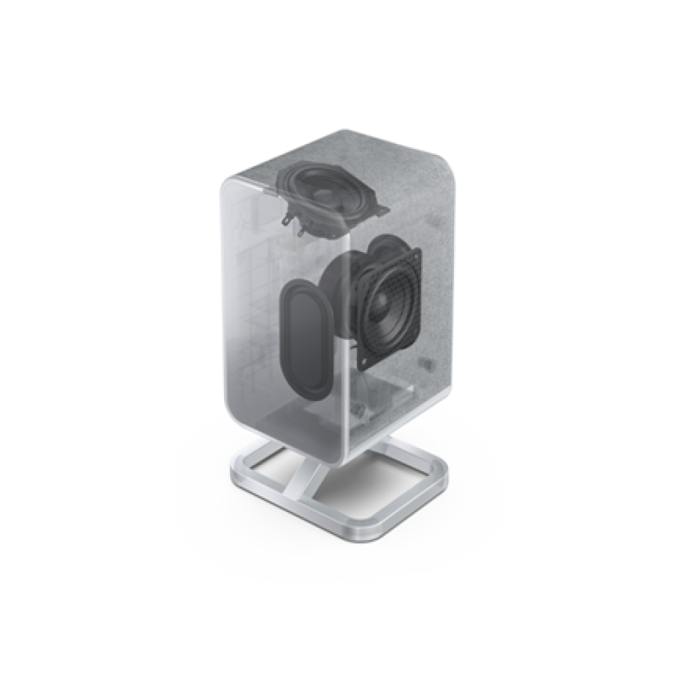 Sharp , 2.0.2 Wireless Rear Surround Speakers , HT-SPR52021(SL) , 200 W , Silver , Wireless connection