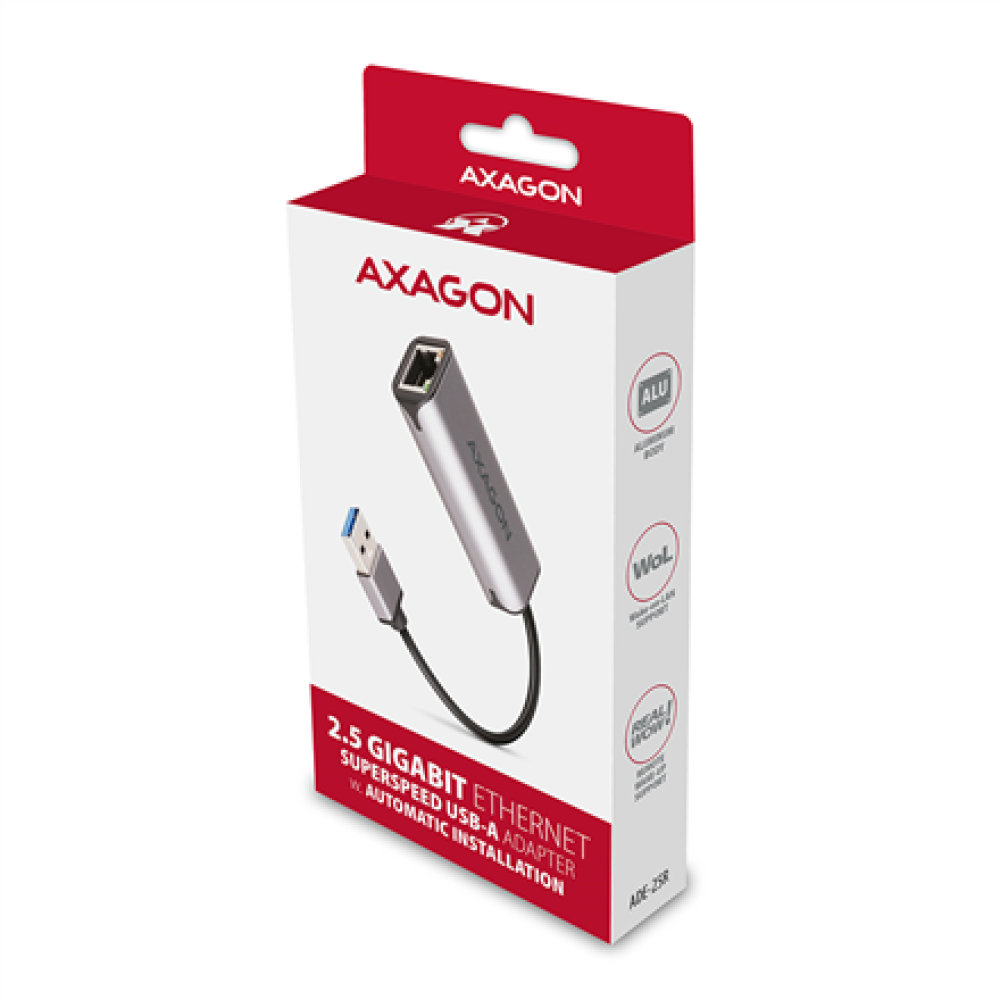 AXAGON , ADE-25R SuperSpeed USB-A 2.5 Gigabit Ethernet