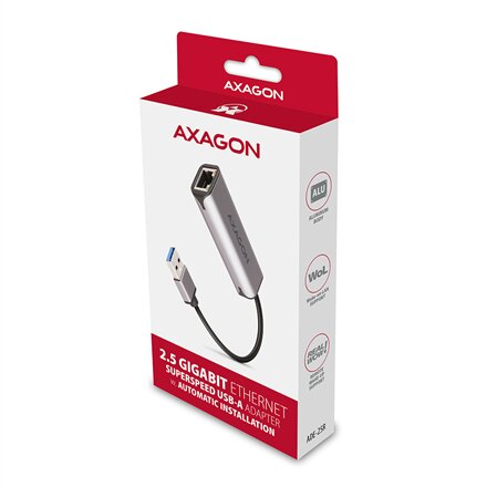 AXAGON , ADE-25R SuperSpeed USB-A 2.5 Gigabit Ethernet