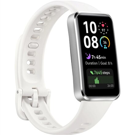 Huawei Band 10 , 1.47 inch AMOLED , Touchscreen , Heart rate monitor , Waterproof , Bluetooth , White