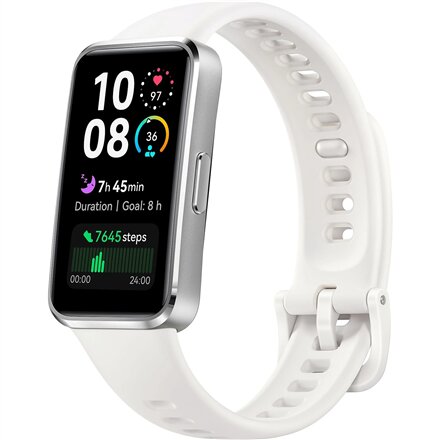 Huawei Band 10 , 1.47 inch AMOLED , Touchscreen , Heart rate monitor , Waterproof , Bluetooth , White