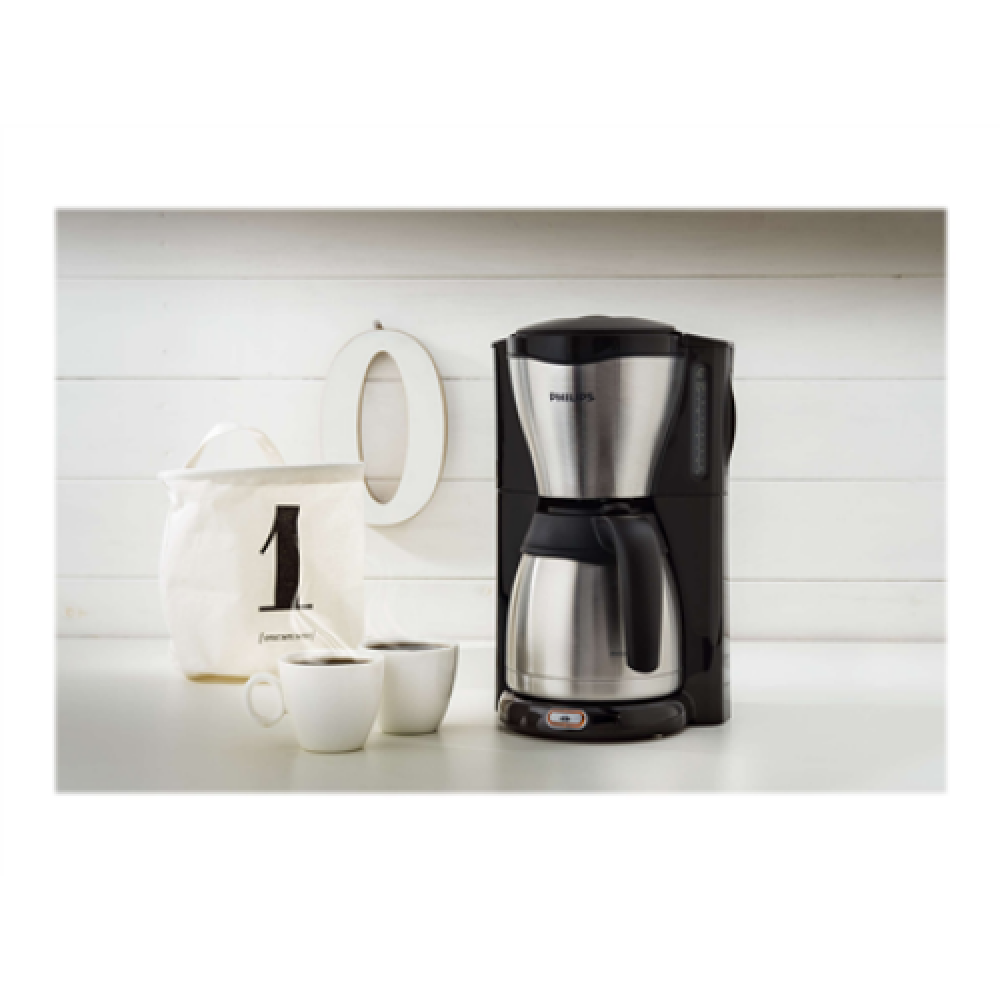 Philips , Coffee Maker , HD7546/20 , Drip , 1000 W , Black/Metal