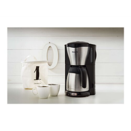 Philips , Coffee Maker , HD7546/20 , Drip , 1000 W , Black/Metal