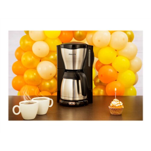 Philips , Coffee Maker , HD7546/20 , Drip , 1000 W , Black/Metal