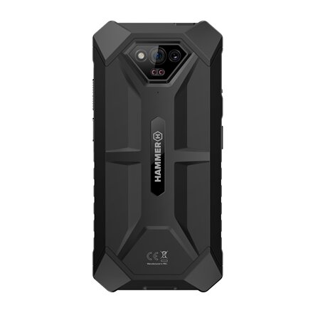 Hammer , Iron , V , Black , 6.5 , IPS , 1600 x 720 pixels , Mediatek , Helio G36 , Internal RAM 6 GB , 64 GB , microSD , Dual SIM , Nano SIM , 3G , 4G , Main camera resolution 50 MP , Secondary camera resolution 8 MP , Android , 13