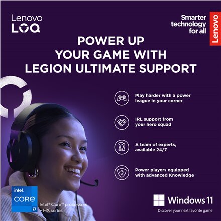 Lenovo LOQ 17IRX10 , Luna Grey , 17.3 , IPS , FHD , 1920 x 1080 pixels , Anti-glare , Intel Core i7 , i7-13650HX , 16 GB , SODIMM DDR5 , Solid-state drive capacity 1000 GB , NVIDIA GeForce RTX 5060 , GDDR7 , 8 GB , Windows 11 Home , 802.11ax , Bluetooth v