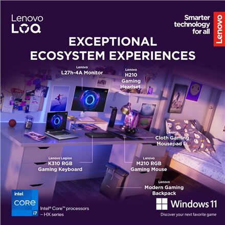Lenovo LOQ 17IRX10 , Luna Grey , 17.3 , IPS , FHD , 1920 x 1080 pixels , Anti-glare , Intel Core i7 , i7-13650HX , 16 GB , SODIMM DDR5 , Solid-state drive capacity 1000 GB , NVIDIA GeForce RTX 5060 , GDDR7 , 8 GB , Windows 11 Home , 802.11ax , Bluetooth v
