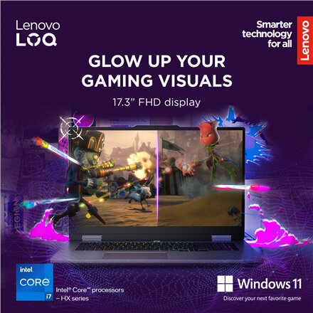 Lenovo LOQ 17IRX10 , Luna Grey , 17.3 , IPS , FHD , 1920 x 1080 pixels , Anti-glare , Intel Core i7 , i7-13650HX , 16 GB , SODIMM DDR5 , Solid-state drive capacity 1000 GB , NVIDIA GeForce RTX 5060 , GDDR7 , 8 GB , Windows 11 Home , 802.11ax , Bluetooth v