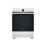INDESIT , Cooker , IS67V8CHW/E , Hob type Vitroceramic , Oven type Electric , White , Width 60 cm , Grilling , Depth 60 cm , 69 L