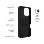 Fixed , MagFlow , Back Cover , Apple , iPhone 16 , Silicone , Black