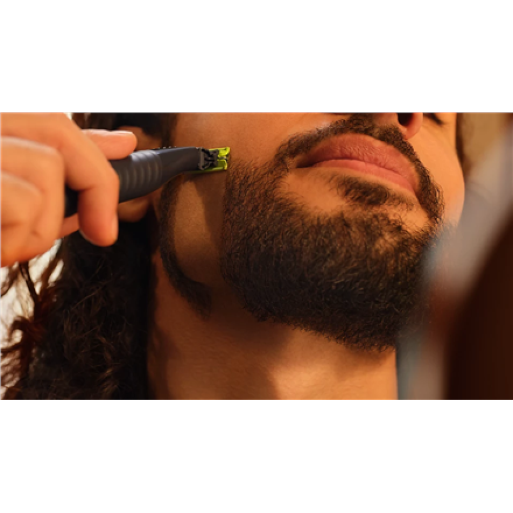 Philips , Shaver , OneBlade QP1424/65 , Operating time (max) 30 min , Wet & Dry , NiMH , Charcoal Grey