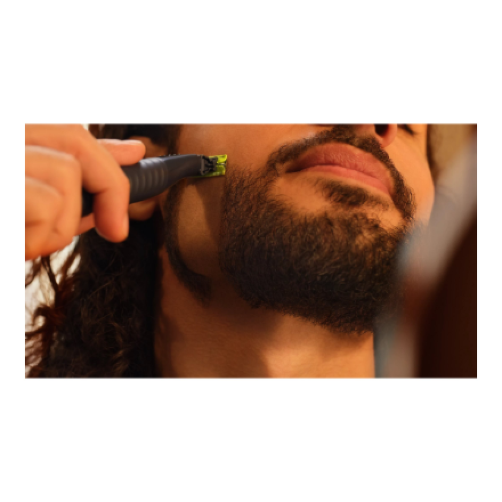 Philips , Shaver , OneBlade QP1424/65 , Operating time (max) 30 min , Wet & Dry , NiMH , Charcoal Grey