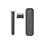 Philips , Shaver , OneBlade QP1424/65 , Operating time (max) 30 min , Wet & Dry , NiMH , Charcoal Grey