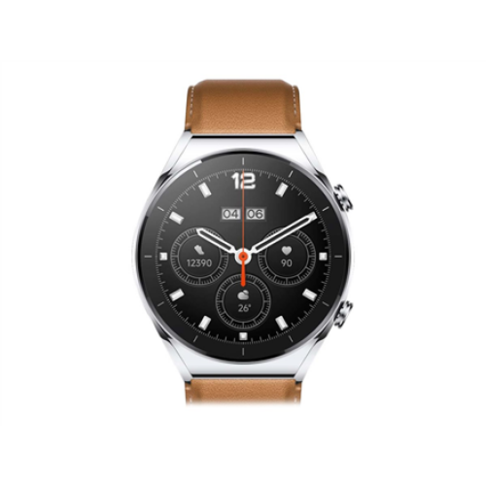 Xiaomi S1 Smart watch GPS (satellite) AMOLED Touchscreen 1.43” Activity monitoring 24/7 Waterproof Bluetooth Silver