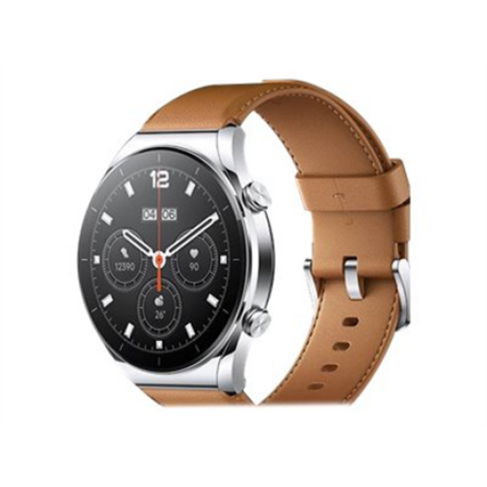 Xiaomi S1 Smart watch GPS (satellite) AMOLED Touchscreen 1.43” Activity monitoring 24/7 Waterproof Bluetooth Silver