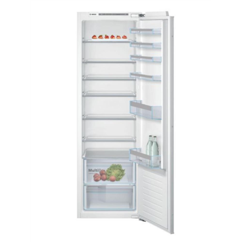 Bosch Serie 4 Refrigerator KIR81VFF0 Energy efficiency class F Built-in Larder Height 177.5 cm Fridge net capacity 319 L 37 dB White